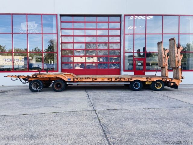Alçak şasi römork Müller-Mitteltal T4 Kompakt 40,0  4 Achs Tieflader- Anhänger