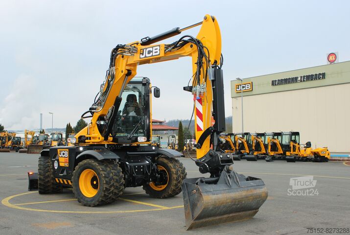 Gravemaskin på hjul JCB 110 W Stufe V Hydradig PLUS