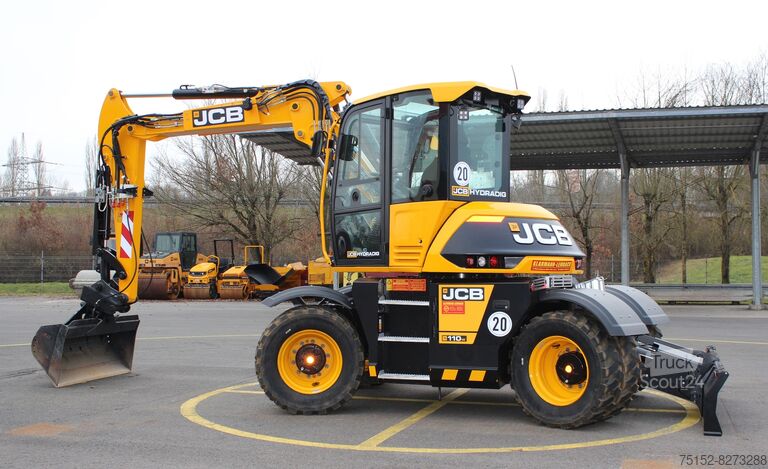 Gravemaskin på hjul JCB 110 W Stufe V Hydradig PLUS
