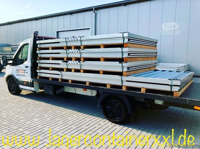 Rychlostavbový kontejner na materiál Elipo® Baucontainer Schnellbaucontainer Lagercontainer 4m x 2m mit Doppeltür NEU