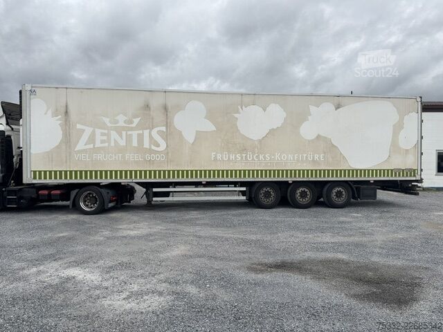 Eristetty laatikkopuoliperävaunu Merker 3Achs Maxima 1300 Portal Doppelst.2,9m