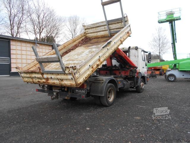 Kombi s prekucnikom MAN MAN LE8.150 mit Palfinger PKG7001