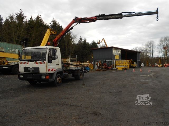 Kombi s prekucnikom MAN MAN LE8.150 mit Palfinger PKG7001