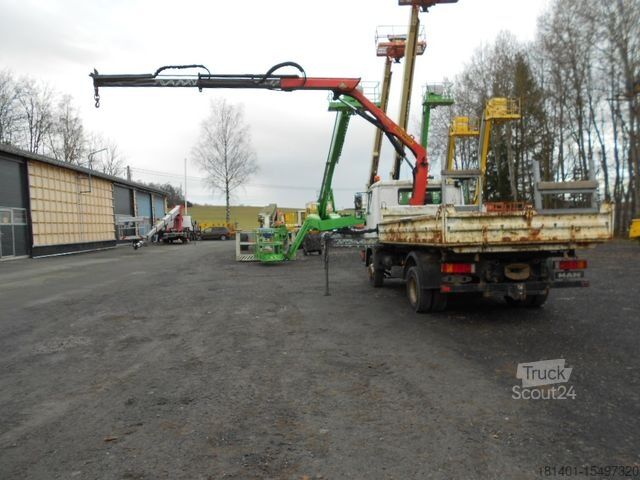 Kombi s prekucnikom MAN MAN LE8.150 mit Palfinger PKG7001
