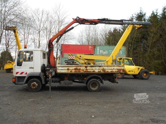 Kombi s prekucnikom MAN MAN LE8.150 mit Palfinger PKG7001
