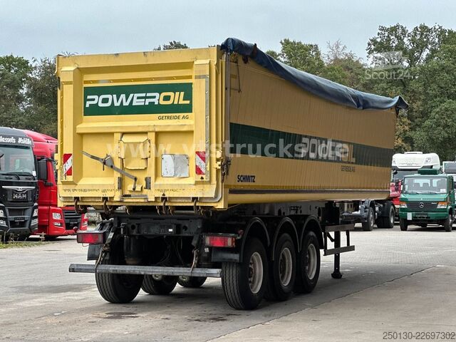 Polpriklopnik kiper SCHMITZ CARGOBULL SKI 24 Alu-Kippauflieger, Getreide