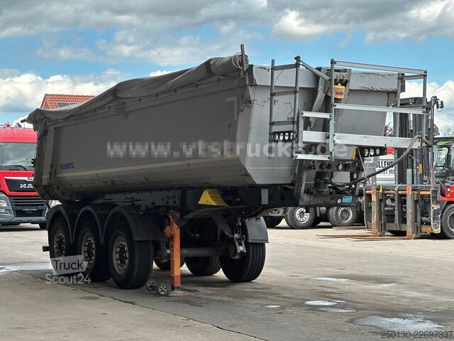 Polpriklopnik kiper SCHMITZ CARGOBULL SKI 24 Kippauflieger m. Rollplane, Liftachse