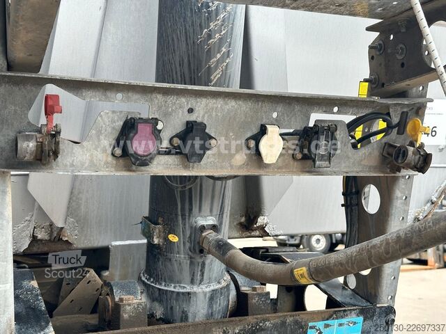 Polpriklopnik kiper SCHMITZ CARGOBULL SKI 24 Kippauflieger m. Rollplane, Liftachse
