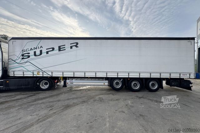 Brandalı açık yarı römork SCHMITZ CARGOBULL SCB S3T
