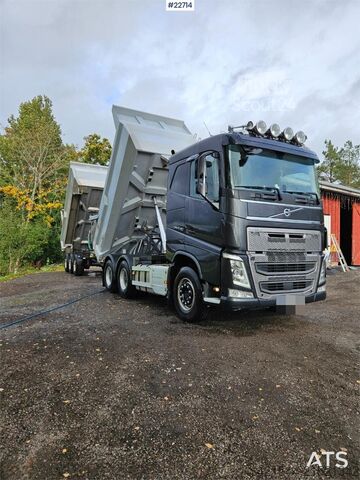 Tipper Volvo FM 540 with Maur triple trailer