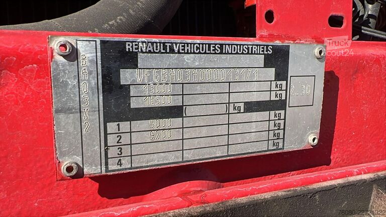 Hasičské auto Renault G 230 Manager (85.000 KM !!!! / LAMES / GRAND P...