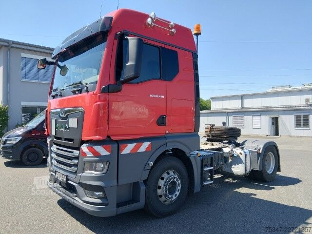 Standard trækkerunit MAN TGX 18.470 BL Kipphydraulik Retarder Alu