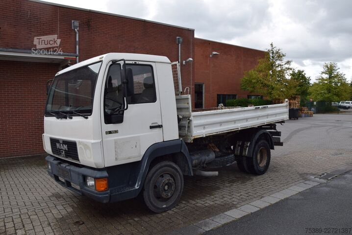 Kravas mikroautobuss ar pašizgāzēju MAN L2000  8.153 Meiller Kipper 2xAHK HU 04-27