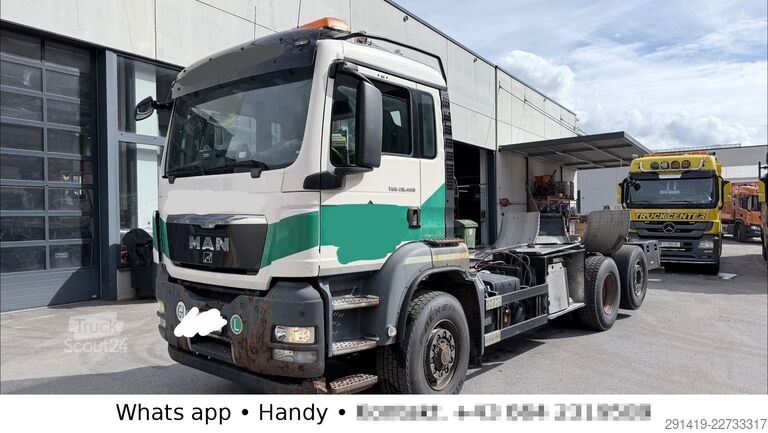 Lastebilchassis MAN TGS 26.480 6x4H-4 HydroDrive Bj 2012