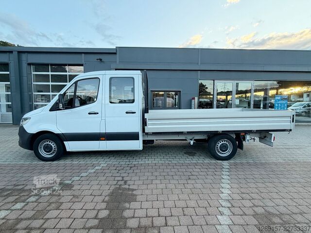 Pick-up skåpbil MERCEDES-BENZ Sprinter 315CDI Pritsche DoKa L3 Tieflader LANG