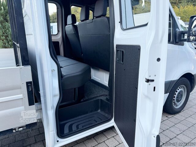 Pick-up skåpbil MERCEDES-BENZ Sprinter 315CDI Pritsche DoKa L3 Tieflader LANG