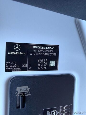 Pick-up skåpbil MERCEDES-BENZ Sprinter 315CDI Pritsche DoKa L3 Tieflader LANG