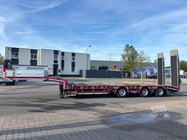 Dieplader oplegger HUMBAUR HTS 30 3-Achser Radmulde/Lift+Lenkachs/verzinkt