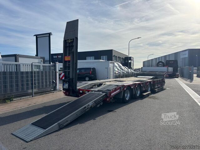 Dieplader oplegger HUMBAUR HTS 30 3-Achser Radmulde/Lift+Lenkachs/verzinkt