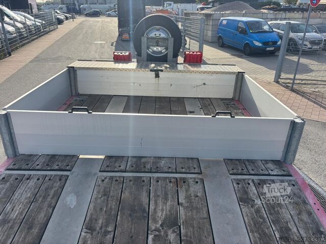 Dieplader oplegger HUMBAUR HTS 30 3-Achser Radmulde/Lift+Lenkachs/verzinkt