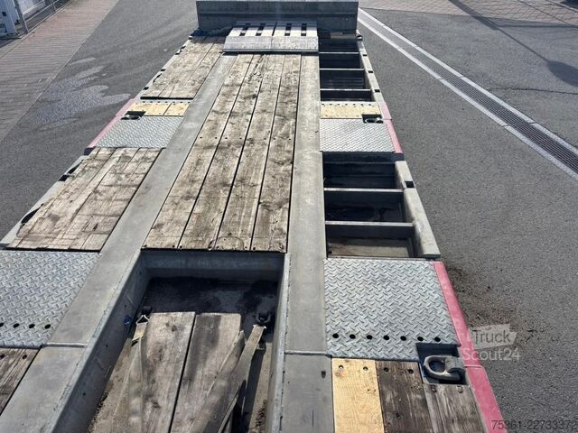 Dieplader oplegger HUMBAUR HTS 30 3-Achser Radmulde/Lift+Lenkachs/verzinkt