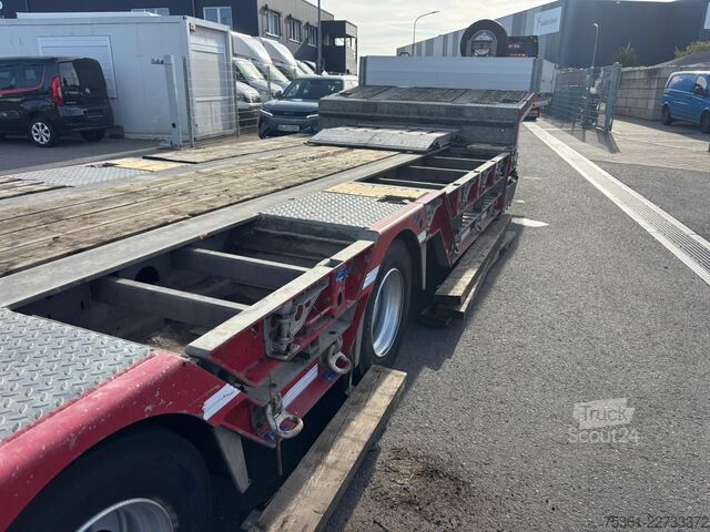 Dieplader oplegger HUMBAUR HTS 30 3-Achser Radmulde/Lift+Lenkachs/verzinkt