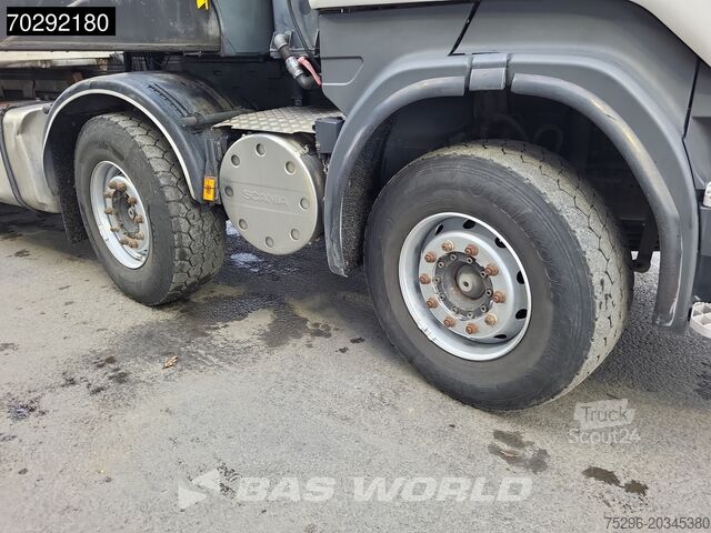 Open laadbak Scania R420 8X2 Palfinger PK74002 Kran Crane Retarder ...