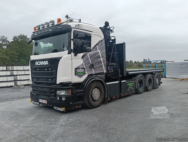 Teherautóra szerelt daru SCANIA G 490