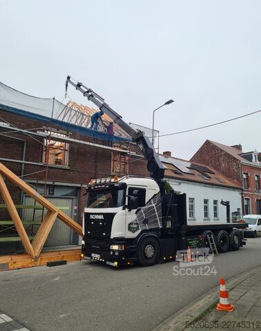 Teherautóra szerelt daru SCANIA G 490