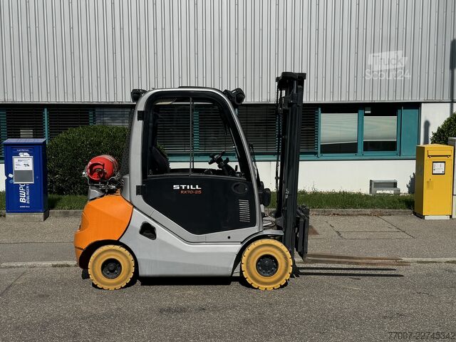 Voorlader vorkheftruck STILL RX70-25T Gas Stapler 2,5t NUR 750 Std.