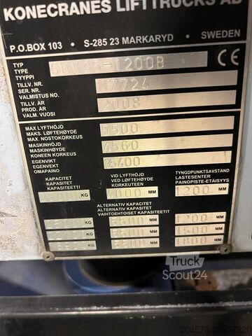 Dieselvorkheftrucks SMV Konecranes SL25-1200
