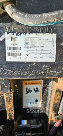 Graafmachine Caterpillar CAT DCT Bucket CW40S Kantelbak