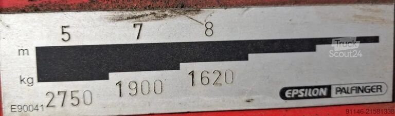 Haakarmsysteem DAF CF 85.430 * 8x2 * Palfinger Epsilon * Manual ZF-16