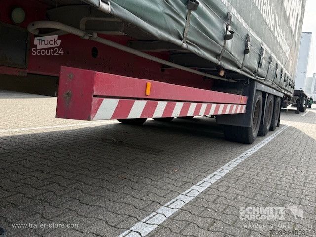 Open semitrailer with tarp Schmitz Cargobull Curtainsider Mega