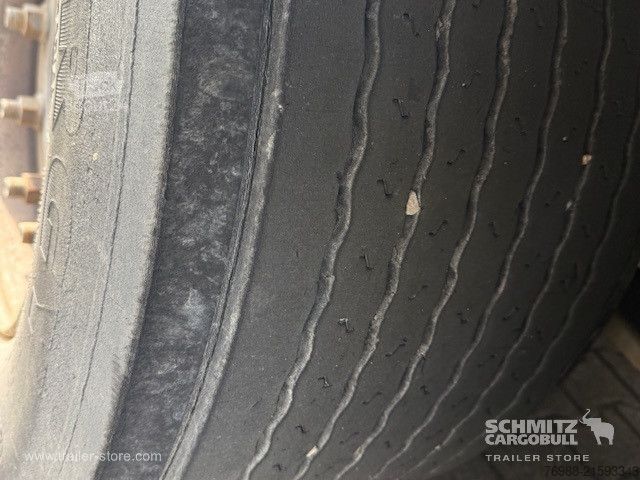 Open semitrailer with tarp Schmitz Cargobull Curtainsider Mega