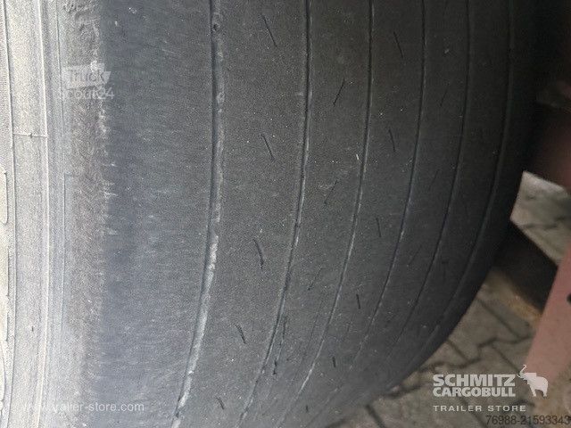 Open semitrailer with tarp Schmitz Cargobull Curtainsider Mega