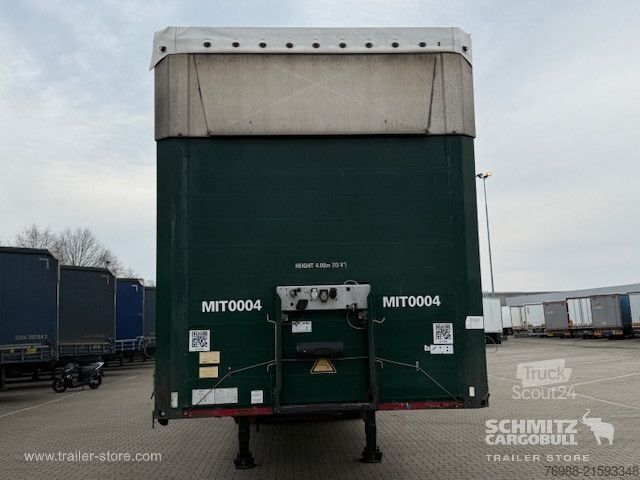 Open semitrailer with tarp Schmitz Cargobull Curtainsider Mega