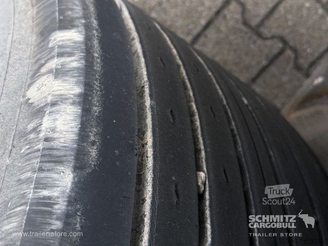 Open semitrailer with tarp Schmitz Cargobull Curtainsider Mega