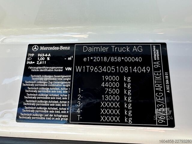 Tracteur standard Mercedes-Benz ACTROS 1940 LS / NL TRUCK / 2025 / SLECHT 3600 ...