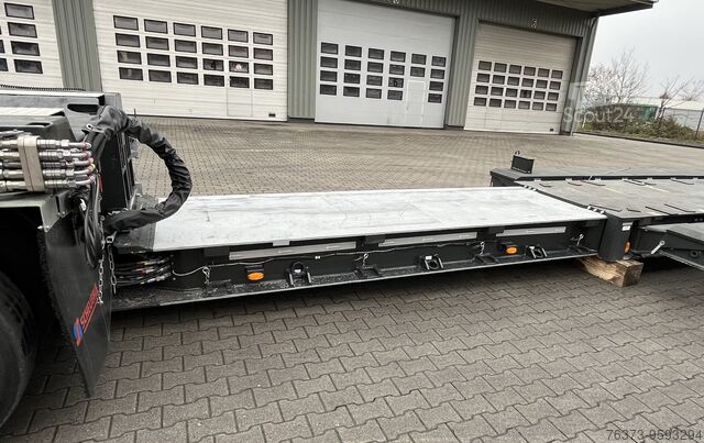 Låglastare Scheuerle 6-2+4-Achs-Tiefbett-Kombination-Pendelachsen