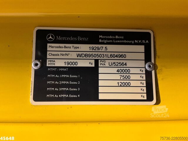 Nostolava Mercedes-Benz Axor 1828 GSR 32 Meter hoogwerker met Jib