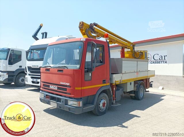 работна платформа, монтирана на камион Iveco eurocargo 65 e 12