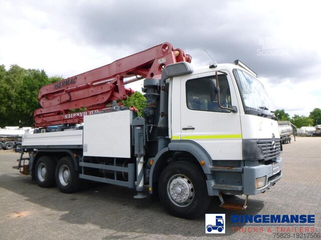 Bomba de hormigón Mercedes Atego 6x4 Sermac SCL120 concrete pump