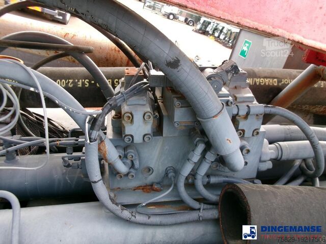 Pompe à béton Mercedes-Benz Atego 6x4 RHD Sermac SCL120 concrete pump