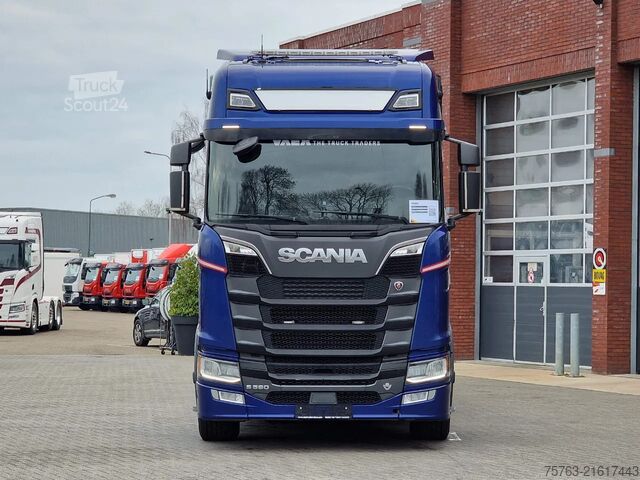 Sideloader system Scania S580 V8 NGS Highline 6x2*4 - Side loader Contai...