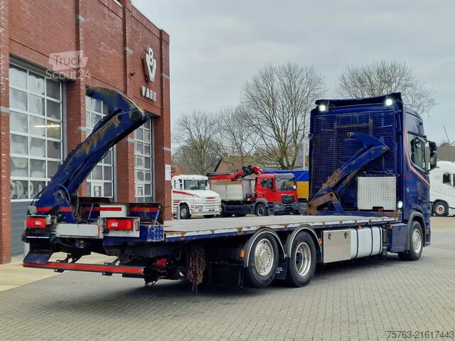 Sideloader system Scania S580 V8 NGS Highline 6x2*4 - Side loader Contai...