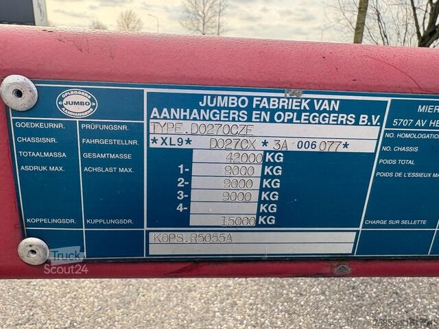 Container transport Jumbo DO 270 CZE Multi Chassis / Back Extendable / BP...