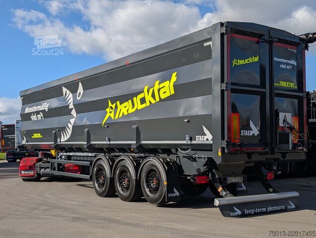 Tiptrailer STAS HardoX Stahl 74 m³, 2x Liftachse, MIETEN?