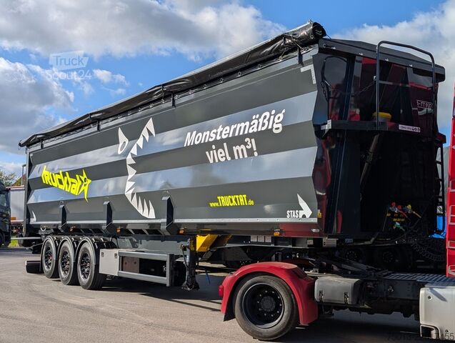 Tiptrailer STAS HardoX Stahl 74 m³, 2x Liftachse, MIETEN?