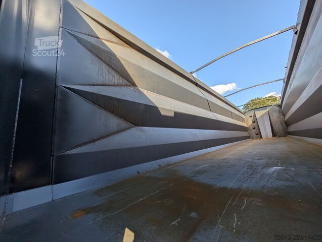 Tiptrailer STAS HardoX Stahl 74 m³, 2x Liftachse, MIETEN?